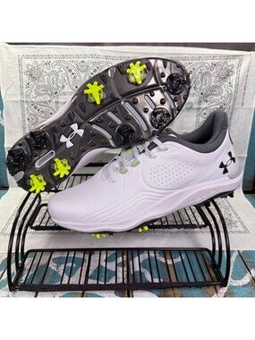 Under Armour HOVR UA Drive Pro S3 Waterproof Golf Shoes 3026919-100 Mens Sz 11.5